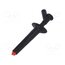 66.9474-21 Clip-on probe; crocodile; 16A; black; Contacts: brass; 1kV; 4mm 8gxSX1yaDx-71TGsDm_x2CpDM_TBWjgE7cZmOeKDRtA