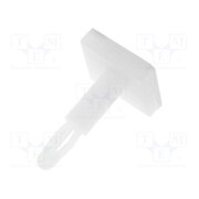FIX-JSS-12.6 PCB distance; polyamide; L: 12.6mm; self-adhesive; natural UvKCRtMvdakUblZAc12I7kzxRsTezcTyhLFdh1i5m6A