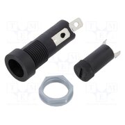 502640 Fuse holder; 5x20mm; 10A; 250VAC; on panel; thermoplastic; IP40 3j1cIyllUMrdplH9QWYQ1mIKbHkcs3cB8LSB9pUiVW4