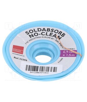 33396-AA Tape: desoldering; halide-free,rosin; W: 0.9mm; L: 1.5m PALG3vwPhAaNr2A8xUGWiBKNr9EpSGFY3vKINMoRRmc