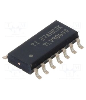TLV9064IDR IC: operational amplifier; 10MHz; Ch: 4; SO14; 1.8÷5.5VDC; IB: 0.5pA yYFQWaNsU--PibPqI9_e7AhD33fZ269bZL-azsJaR0k