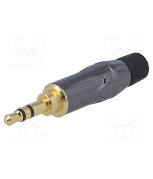 KS3PC-AU Connector: Jack 3,5mm; plug; male; stereo; ways: 3; straight; steel vW231Xj8Io4XYZZyc7o7OfhRFOSYJMJsuRWqljFV45c