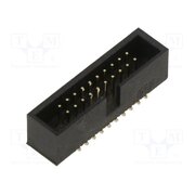 HBHR-B2-20-VG-SMT Connector: IDC; socket; male; PIN: 20; vertical; SMT; 1.27mm; 2x10 3BjsewfEttH7cpFAP06uzZMt5n1VubCcwrQsxGd0kp4