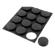 FEET for ENCLOSURE ø14x5mm rubber/self-adhesive