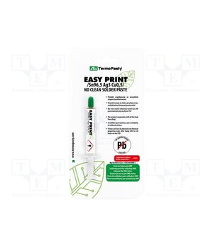 ART.AGT-028 EASY PRINT Solder paste; lead free; Sn96,5Ag3Cu0,5; syringe; 25÷45um; 6g 3b1QeNtmjh8KE8JvnDfXFSu6QKMyVEFE0krgu7VNFXM