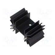 PR33/25,4/SE Heatsink: extruded; H; TO218,TO220,TOP3; black; L: 25.4mm; W: 42mm UeCreNu4nzxHxQm14mSgbU9eWLXJzxIHp3arkrGPmuE