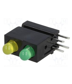 1801.2131 LED; in housing; 3mm; No.of diodes: 2; green/yellow; 20mA a5eDKLoT_1hzNJ5DZOnw7CoAdjR2Zh0yZawt5_Tt9Vo