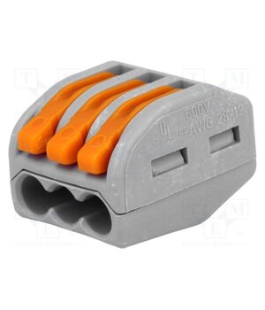 222-413 Quick splice; 222; 32A; 400V; for cable; spring clamp; grey; ways: 1 tH8xfI9EO7hOS109R7r4XOPdreb0YtPNKxha2rzugaA