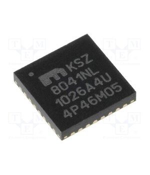 KSZ8041NL IC: transceiver; 10/100Base-T; MII,PHY,RMII; MLF32; 3.135÷3.465V LUbAYaZOtdOOCFXIS1FaBbdemYALh5BcTE60Boj4HyY