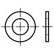 1405187 Washer; round; M2; D=5mm; h=0.3mm; laminated paper; BN 1077 u8q_16gaKDu_kqAEBd8JWK5k5Y6ZZrfnNBq_4liqMTo