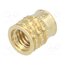 300113358 Threaded insert; brass; M3; BN 37885; L: 5.2mm; for plastic RxPm7Pa6RJxFGuLy6pAr8ZKHh0FXoqt0HD8rV9_LY5c
