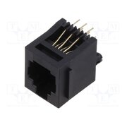 MTJ-663X1 Connector: RJ12; socket; PIN: 6; 6p6c; on PCBs,PCB snap; THT pX2hj7HnosR72tgmZMm36y5WFpivkzI5qhyqOtG9sYM