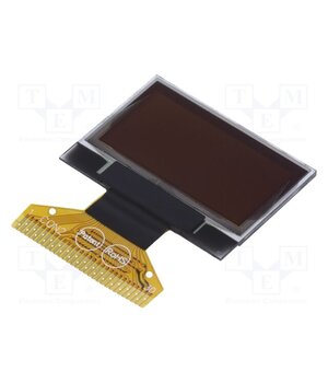 DEP 128064C1-W Display: OLED; graphical; 1"; 128x64; Dim: 26.7x19.26x1.26mm; white V-HEQYXyNhzgqnx-vXQ7S2cmaZzwr_B5wq1YwWXwYsw