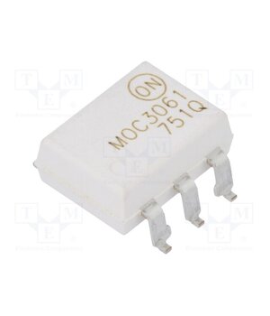 MOC3061SM Optotriac; 4.17kV; zero voltage crossing driver; Gull wing 6 T3hkn0bP--ebRcjEXY7lUEcESpXNEtFsZxzicLmwNnU
