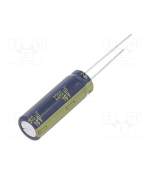 EEUFK1C222L Capacitor: electrolytic; low ESR; THT; 2200uF; 16VDC; Ø10x30mm 8iCHyWBrkynXCJbH4HKjpsKg9Ja_TC6QZ41asWUEPJ8