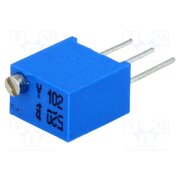 T67Y-1K Potentiometer: mounting; multiturn; 1kΩ; 250mW; ±10%; linear; THT GV2sX2fpAtaU2ARvd_bireRayJwZYN4VCnxBDQigBH8