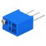 T67Y-1K Potentiometer: mounting; multiturn; 1kΩ; 250mW; ±10%; linear; THT GV2sX2fpAtaU2ARvd_bireRayJwZYN4VCnxBDQigBH8