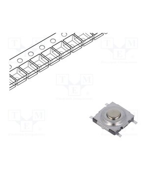 TSS 507 Microswitch TACT; SPST-NO; Pos: 2; 0.05A/42VDC; SMD; none; 2.5N 30ss4g30ZsyepfaLnhG-IflzFOprblj2kdxnEcnnAN8