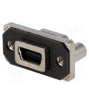 MUSBB55104 Connector: USB B mini; socket; MUSB; THT; PIN: 5; straight; IP67 rXcjegfneGBjZwH-72ku5kYL_Zu83TzAfrzR_P3MoAs
