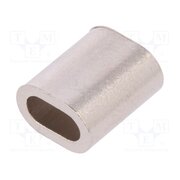 TZ-3 Ferrule; copper; for rope; Ørope: 3mm; L: 11mm; nickel s2Q45IWxKhA1BVxzNg3rIx07L0mxoxeGSPMXd5NiEPQ