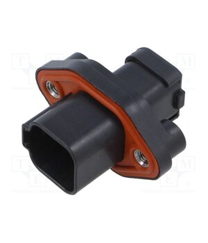 DT04-6P-CL09 Connector: REC, 6P, BLK, E, CAP, FLANGE lBwQXpsvDsBozuzXkpzIoVRBSuxW_nfHiLD338R_WvY