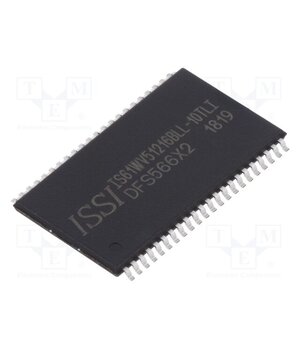IS61WV51216BLL-10TLI IC: SRAM memory; 8MbSRAM; 512kx16bit; 2.4÷3.6V; 10ns; TSOP44 II dWr_Pt2wTR9-DS0Ji7rG3vios4twOAO7vCsaDSpB2EY