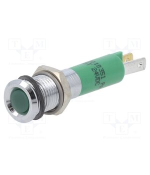 19010351 Indicator: LED; superflat; green; 24VDC; Ø8mm; IP40; connectors NzwzOLqQsj-OQcMjd29l_XdoL8t6n6dhDvsdz1vb8OA