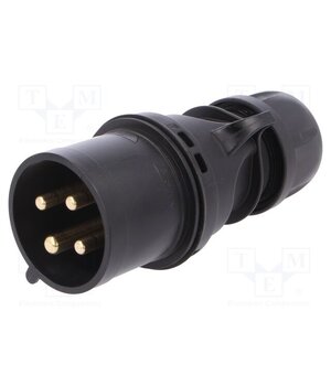024-6X Connector: AC supply 3-phase; plug; male; 32A; 400VAC; Midnight M4x9ysZidiSkyvSCBHxAoAanbP2DtnUShDs68u48WB0