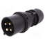 024-6X Connector: AC supply 3-phase; plug; male; 32A; 400VAC; Midnight M4x9ysZidiSkyvSCBHxAoAanbP2DtnUShDs68u48WB0