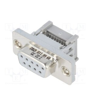 09661186502 Connector: D-Sub; PIN: 9; plug; female; for ribbon cable; straight TAP0zNKlHtR1j6SHezu07c1Y124QJkzhWkQMYOk27vw