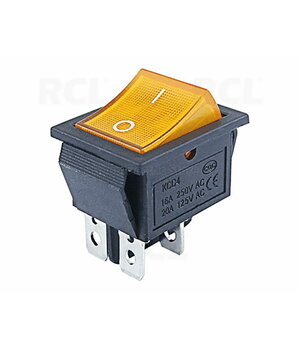 SLĒDZIS 16A/250V, 2 kontaktu pāri, ar dzeltenu indikāciju, 2x IESLĒGTS-IZSLĒGTS

 CPR451G.jpg
