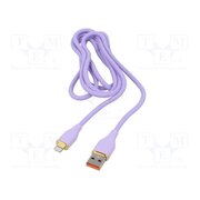 CC-USB2S-AM8PM-1.5M-P Cable; USB 2.0; Apple Lightning plug,USB A plug; 1.5m; violet 7KWP20FBsrI0i9kAzBGr7QAZ9qLbvxKZXuYkfUX3UF8