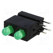 1801.8831 LED; in housing; 3mm; No.of diodes: 2; green; 20mA; 40°; 10÷20mcd hconSXhwa1dQIRbkSmfxZRFTno7QXSHXLv4BnN64f6A