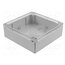 1554W2GYCL Enclosure: multipurpose; X: 180mm; Y: 180mm; Z: 60mm; 1554; grey; IP68 AhihdZ1dkHby_p0hgjuW16CMOXTr4wdjs3-ZHEMxiAQ