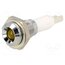 2658.8071 Indicator: LED; recessed; yellow; Ø9mm; for PCB; brass; ØLED: 5mm eMcp2V2rlu-bU9lpmwVbuwT2Sm2C1DvBWLke8KKPcWw