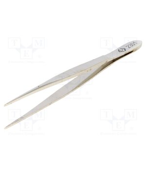 T2301 Tweezers; 115mm; Blades: narrow; Tipwidth: 1mm; 16g DbUYfWpnj6eScrw4sIimtqnhFSp5baiFxXHIRHxUNl0