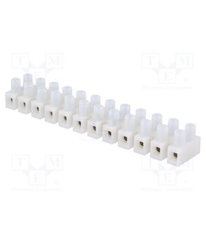 89092110 Connector: terminal block; 24A; 450V; with wire protector; white BEVamjps_zKaH-QCQAnDT2wRpjJrwETIlXPoztDmx5w