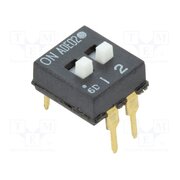 1825360-1 Switch: DIP-SWITCH; Poles number: 2; ON-OFF; 0.1A/24VDC; Pos: 2; THT 5o2oHmv0JFoPWtc9lC846oIqS5P5wCTptD3CpY4K5VU