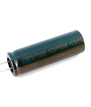 KONDENSATORS Zems pretestības koeficients 6800µF 6,3V, 13x41mm

 KEK6800_06.jpg