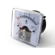 ANALOGUE PANEL METER 0-10A DC square