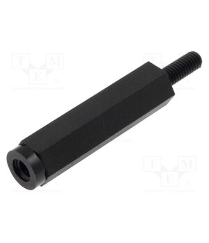 288X50 Screwed spacer sleeve; hexagonal; polyamide; M5; M5; L: 50mm; black dndl1EQqbw5-Lr9dCbCqJdrIScKT-hRm6Zihc9JE1Q4