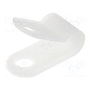 FIX-CC-26 Fixing clamp; Cable P-clips; Øbundle : 4.8mm; polyamide; natural dCGwseY0x3hXb8m5XZ81EJjbdcVqMJRjQg3V9gfpuEA