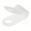 FIX-CC-26 Fixing clamp; Cable P-clips; Øbundle : 4.8mm; polyamide; natural dCGwseY0x3hXb8m5XZ81EJjbdcVqMJRjQg3V9gfpuEA