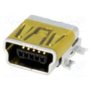 67503-1020 Connector: USB B mini; socket; on PCBs; SMT; PIN: 5; horizontal xrLNE-OdmzXNMRoYUrnYFeEAmEHBaC4t9Ag_FmClOAk