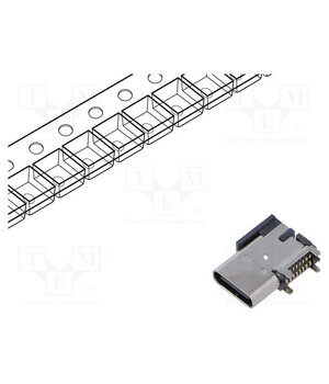 USB4210-GF-A Connector: USB C; socket; SMT; PIN: 16; side,angled 90°; USB C; 5A jHUqc9wUqrvdEn7oyyI9BOn3E6rfRreUsjFk04xFZ24