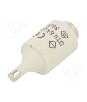 LE2706 Fuse: fuse; 6A; 500VAC; gG,time-lag; DII zowbTrFP4od_I3tiuwS01iFbY50aE3cXgY6gBwekBDM