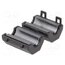 FLF-60B Ferrite: two-piece; on round cable; Ø: 6mm; 60Ω; A: 18.5mm; B: 14mm XwhQTl1rQE0bRTqth0ywyYHYz3gKXC4UWAD1T-A6cCA
