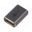 72008 Adapter; HDMI socket,both sides; aluminium; silver yyV3ZrRuohoSrEteQLJZobEQOz0GnOnqGTP56xtXTRc