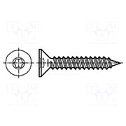 3070477 Screw; for metal; 2.2x4.5; Head: countersunk; Torx®; TX06; zinc L6iF6b86GpS5fBR9dqoeYdoy09DD5C-WBXS_TwpOVZI