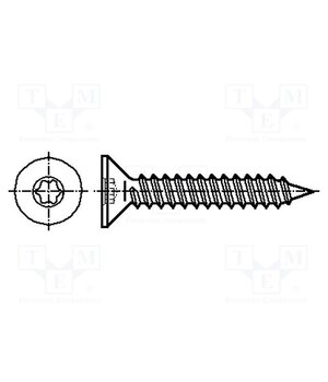 3070477 Screw; for metal; 2.2x4.5; Head: countersunk; Torx®; TX06; zinc L6iF6b86GpS5fBR9dqoeYdoy09DD5C-WBXS_TwpOVZI